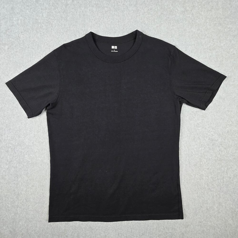 Uniqlo Large Black Short Sleeve Crewneck T-Shirt